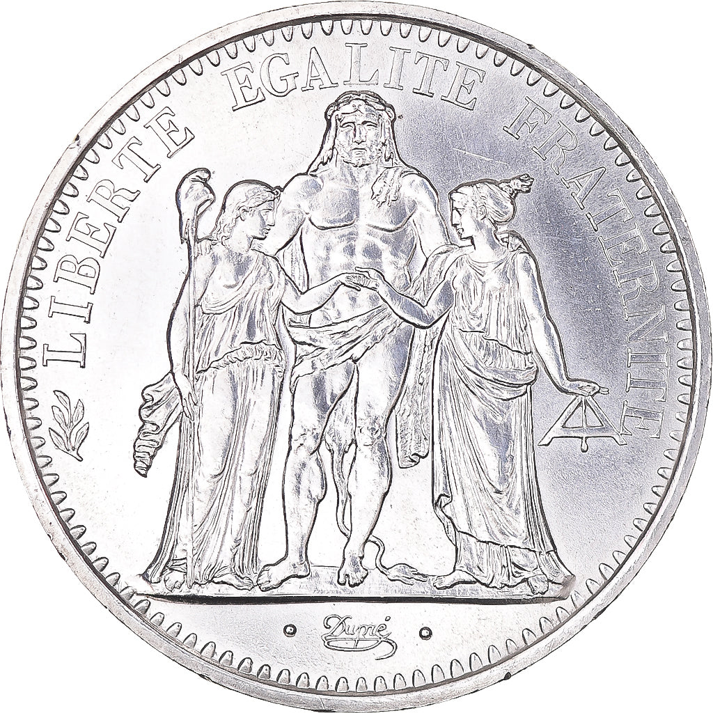Coin, France, Hercule, 10 Francs, 1971, Paris, MS(60-62), Silver, KM:932