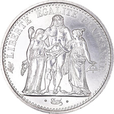 Moeda, França, Hercule, 10 Francs, 1971, Paris, MS(60-62), Prata, KM:932