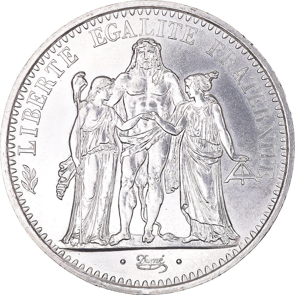 Coin, France, Hercule, 10 Francs, 1971, Paris, MS(60-62), Silver, KM:932