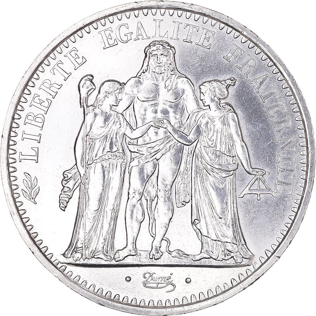 Coin, France, Hercule, 10 Francs, 1971, Paris, MS(60-62), Silver, KM:932