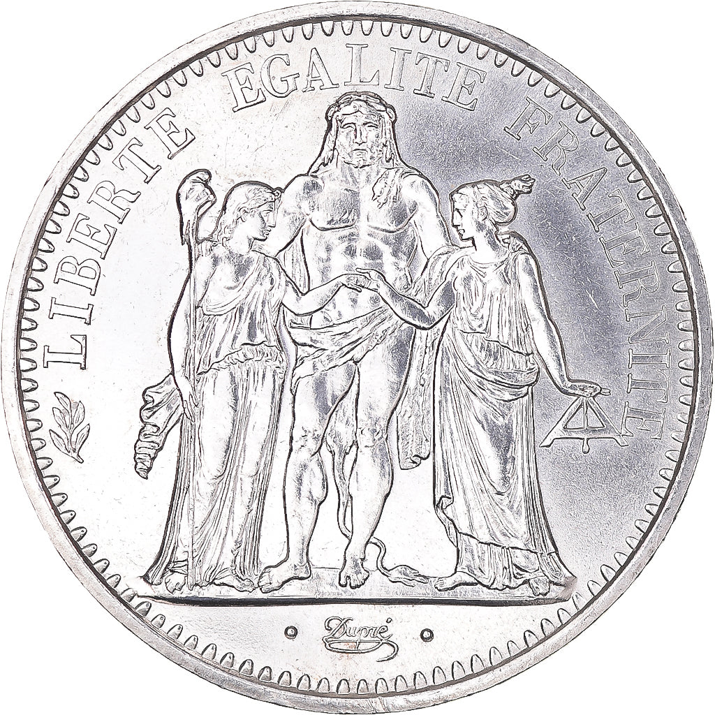 Coin, France, Hercule, 10 Francs, 1971, Paris, MS(60-62), Silver, KM:932