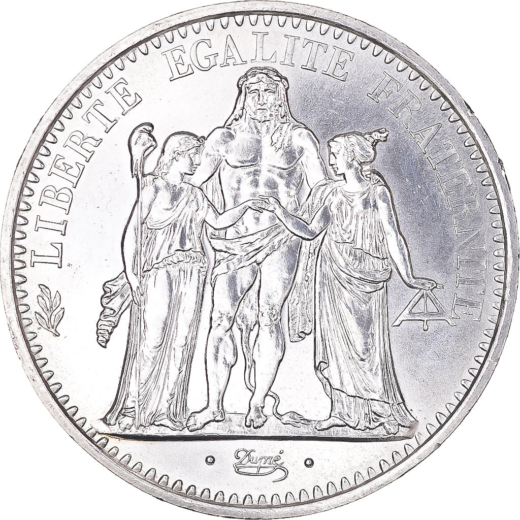 Coin, France, Hercule, 10 Francs, 1971, Paris, MS(60-62), Silver, KM:932