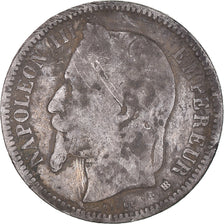 Coin, France, Napoleon III, Franc, 1869, Strasbourg, F(12-15), Silver, KM:806.2