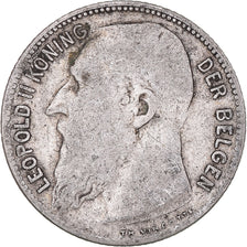 Coin, Belgium, Leopold II, Franc, 1909, VF(30-35), Silver, KM:57.1
