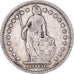Coin, Switzerland, Franc, 1916, Bern, VF(30-35), Silver, KM:24