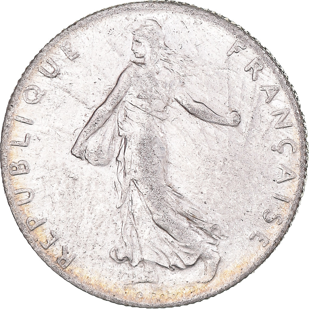 Moneta, Francia, Semeuse, 50 Centimes, 1912, Paris, SPL, Argento, KM:854