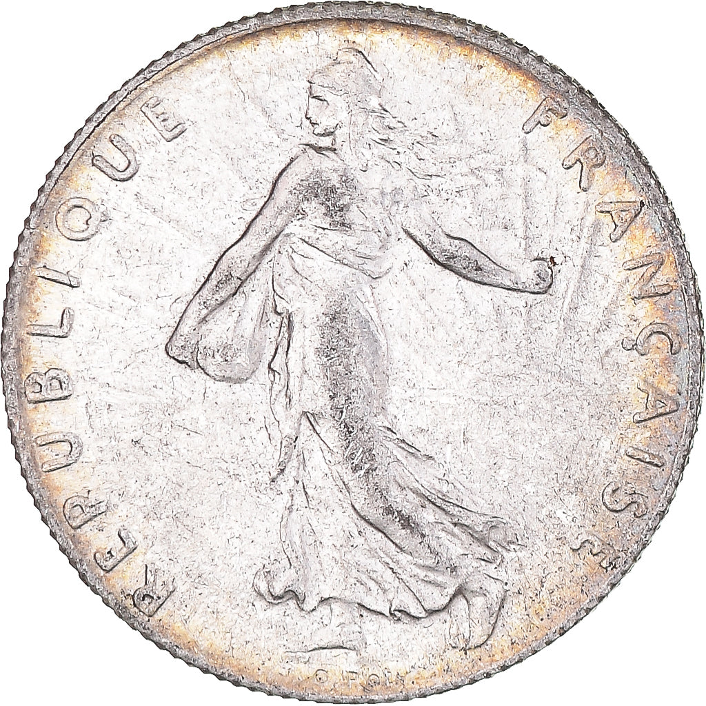 Moneta, Francia, Semeuse, 50 Centimes, 1912, Paris, SPL, Argento, KM:854