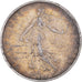Moneda, Francia, Semeuse, 2 Francs, 1910, Paris, MBC+, Plata, KM:845.1