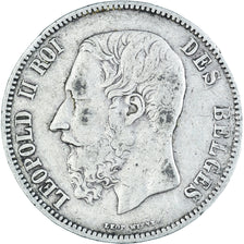 Monnaie, Belgique, Leopold II, 5 Francs, 5 Frank, 1868, TB+, Argent, KM:24