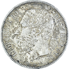 Coin, Belgium, Leopold II, 5 Francs, 5 Frank, 1868, VF(30-35), Silver, KM:24
