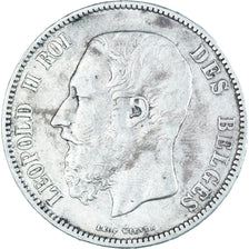 Coin, Belgium, Leopold II, 5 Francs, 5 Frank, 1870, VF(30-35), Silver, KM:24