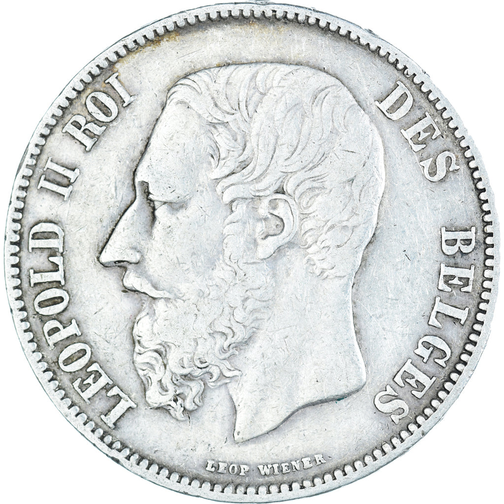 Monnaie, Belgique, Leopold II, 5 Francs, 5 Frank, 1873, TB, Argent, KM:24