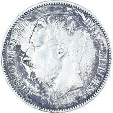 Coin, Belgium, Leopold II, 5 Francs, 5 Frank, 1873, VF(20-25), Silver, KM:24