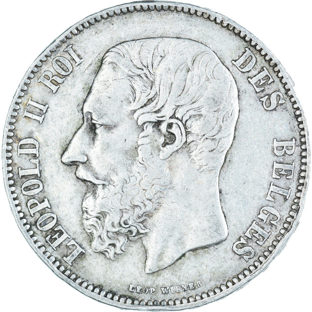 Monnaie, Belgique, Leopold II, 5 Francs, 5 Frank, 1873, TB+, Argent, KM:24
