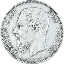 Monnaie, Belgique, Leopold II, 5 Francs, 5 Frank, 1873, TB+, Argent, KM:24