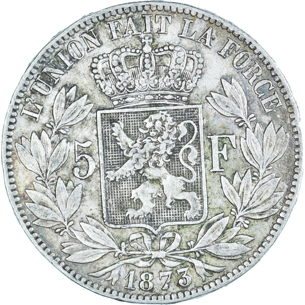 Monnaie, Belgique, Leopold II, 5 Francs, 5 Frank, 1873, TB+, Argent, KM:24