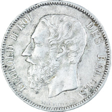 Coin, Belgium, Leopold II, 5 Francs, 5 Frank, 1873, EF(40-45), Silver, KM:24