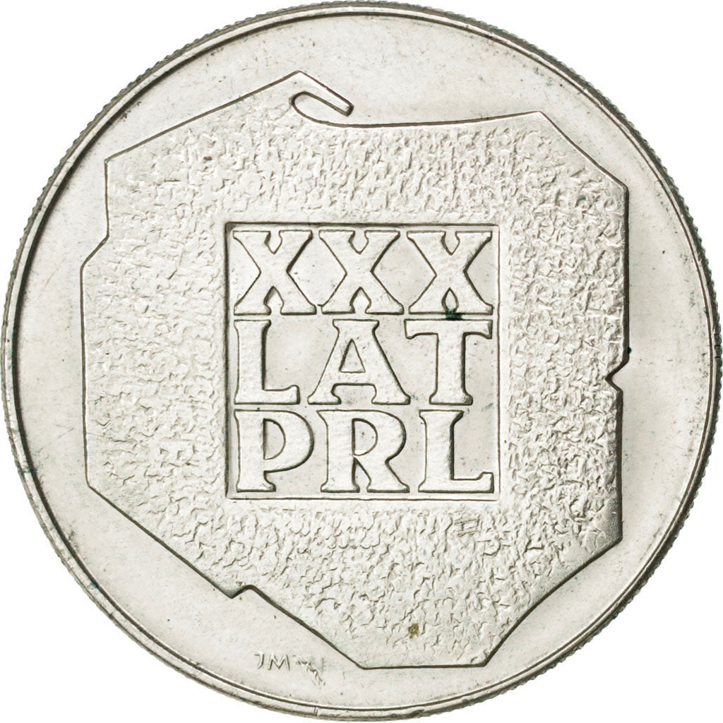 Coin, Poland, 200 Zlotych, 1974, AU(55-58), Silver, KM:72