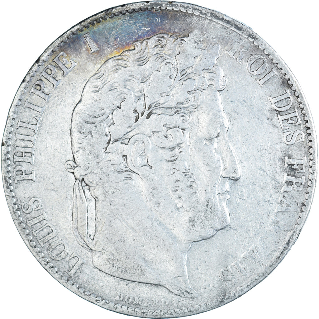 Monnaie, France, Louis-Philippe, 5 Francs, 1843, Bordeaux, TB, Argent
