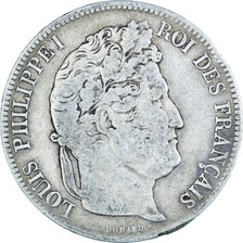 Münze, Frankreich, Louis-Philippe, 5 Francs, 1840, Strasbourg, S, Silber