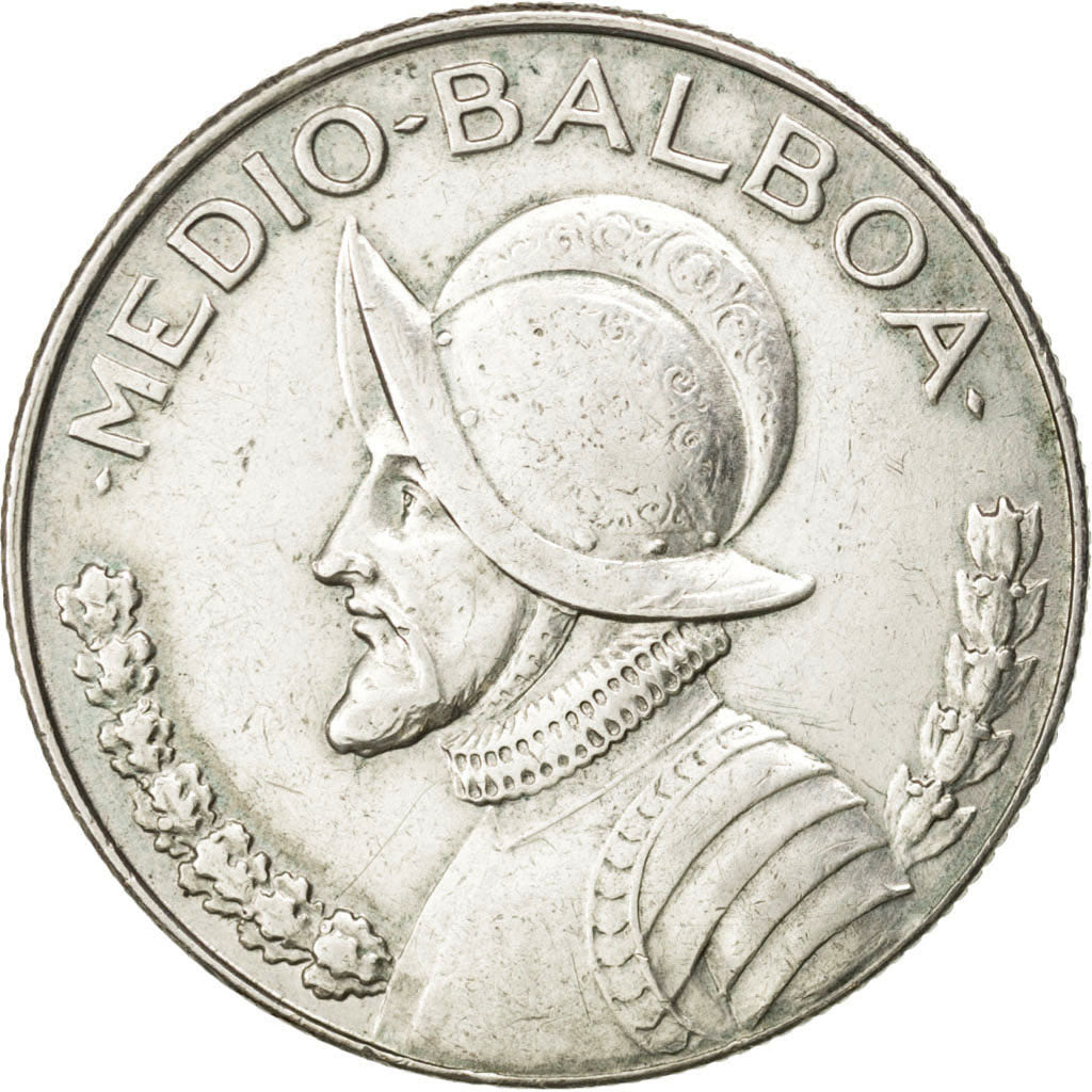 PANAMA, 1/2 Balboa, 1970, U.S. Mint, KM #12a.1, EF(40-45), Silver, 30.6, 11.50