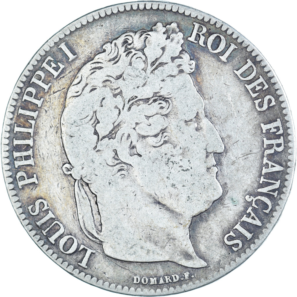 Monnaie, France, Louis-Philippe, 5 Francs, 1840, Rouen, TB, Argent, Gadoury:678