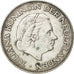 Coin, Netherlands, Juliana, 2-1/2 Gulden, 1962, EF(40-45), Silver, KM:185