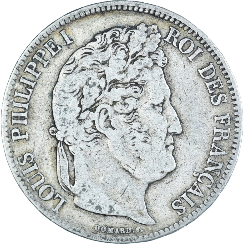 Coin, France, Louis-Philippe, 5 Francs, 1834, Paris, VF(20-25), Silver