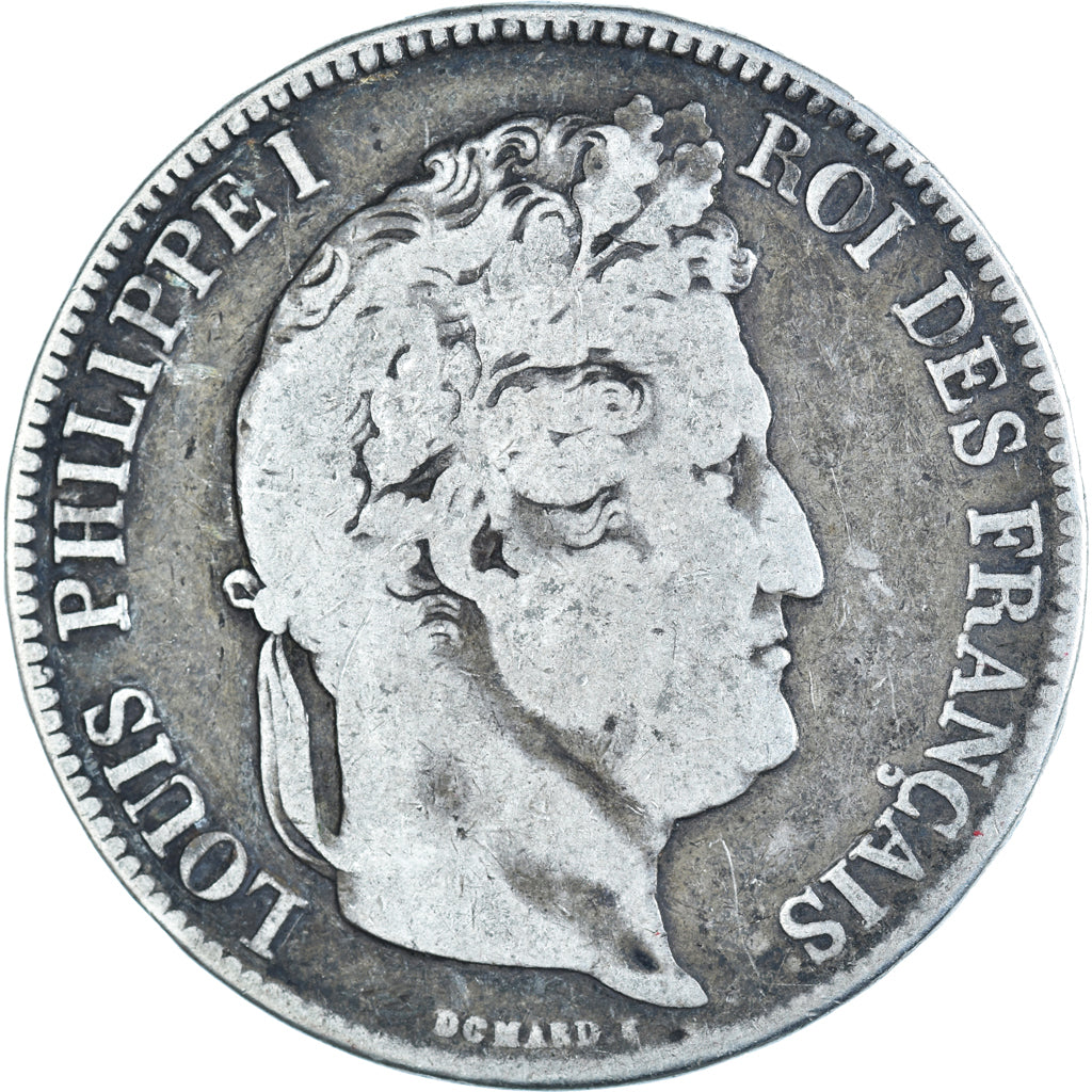 Coin, France, Louis-Philippe, 5 Francs, 1834, Paris, VF(20-25), Silver