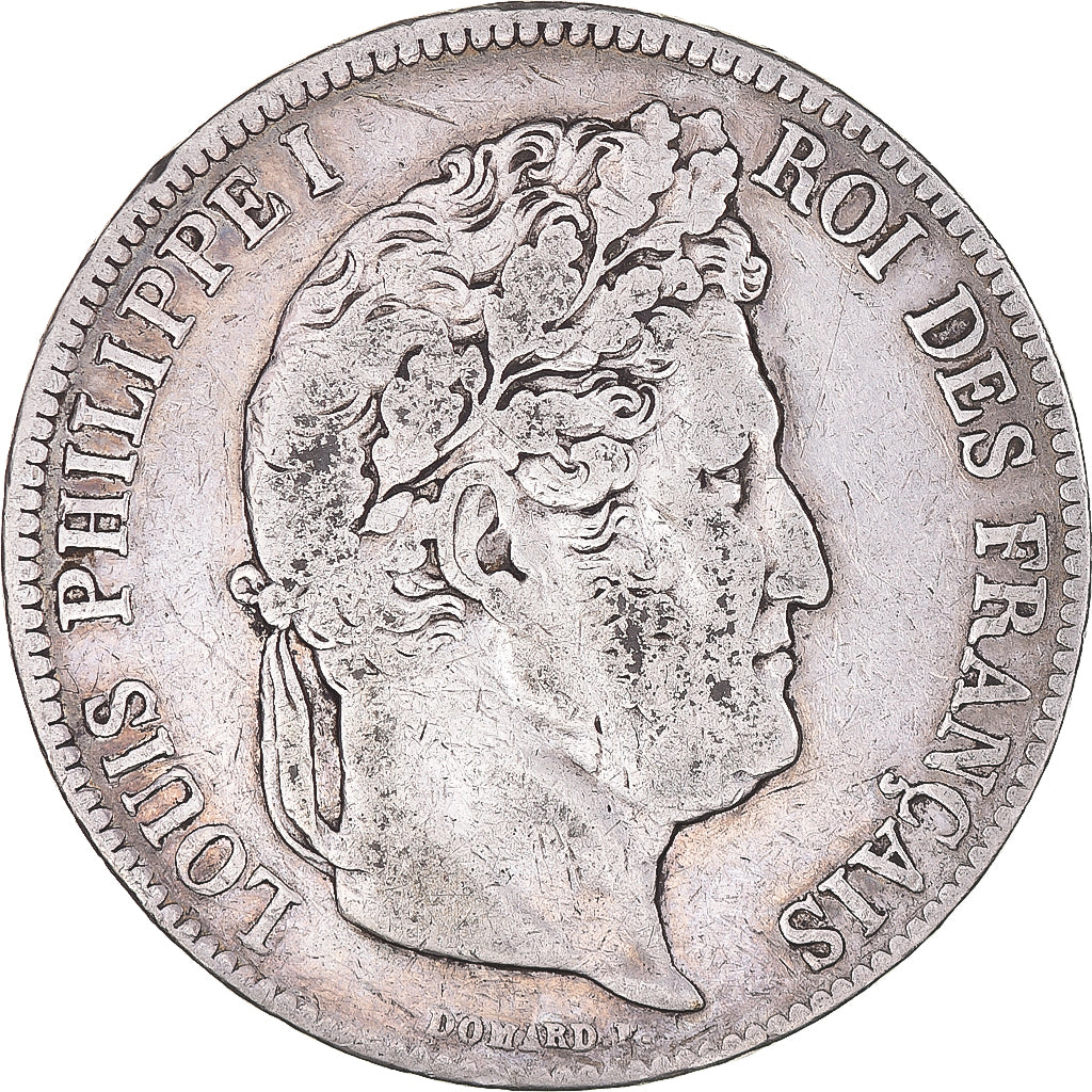 Coin, France, Louis-Philippe, 5 Francs, 1834, Paris, VF(20-25), Silver
