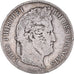 Monnaie, France, Louis-Philippe, 5 Francs, 1837, Paris, TB, Argent, Gadoury:678
