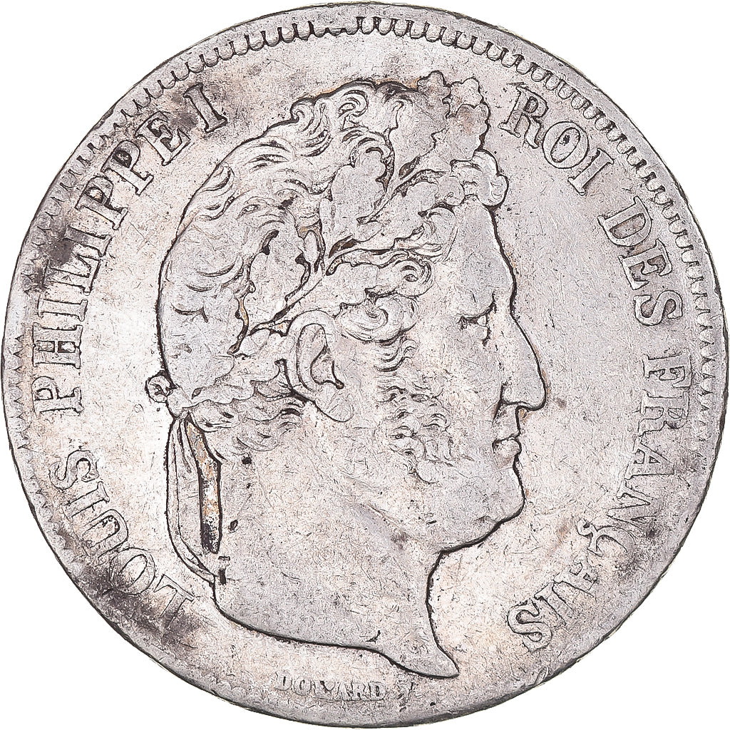 Monnaie, France, Louis-Philippe, 5 Francs, 1838, Paris, TB, Argent, Gadoury:678