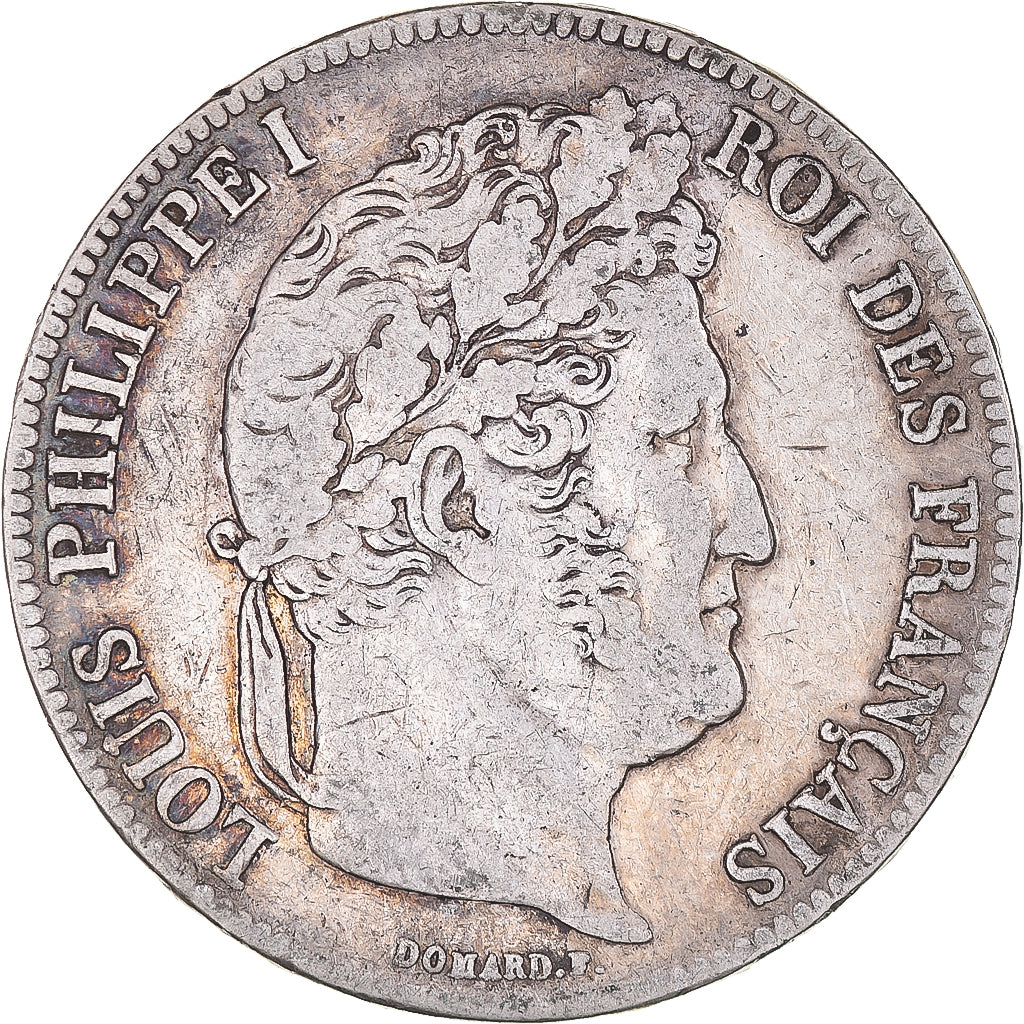 Monnaie, France, Louis-Philippe, 5 Francs, 1839, Paris, TB, Argent, Gadoury:678
