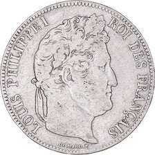 Coin, France, Louis-Philippe, 5 Francs, 1841, Paris, VF(20-25), Silver