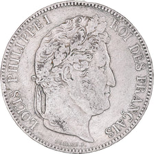 Moneta, Francia, Louis-Philippe, 5 Francs, 1832, Lille, MB, Argento, KM:749.13