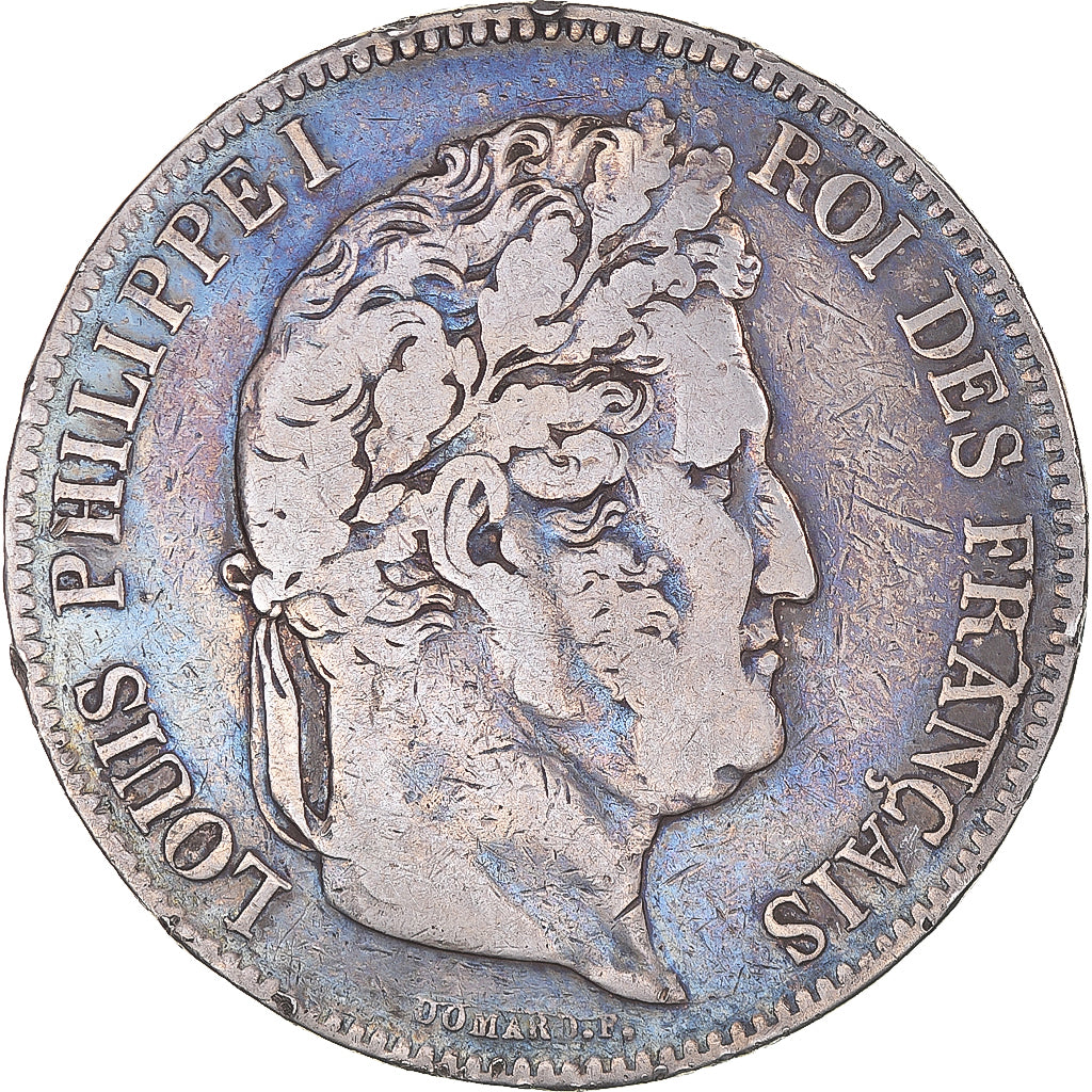 Monnaie, France, Louis-Philippe, 5 Francs, 1833, Lille, TB, Argent, KM:749.13