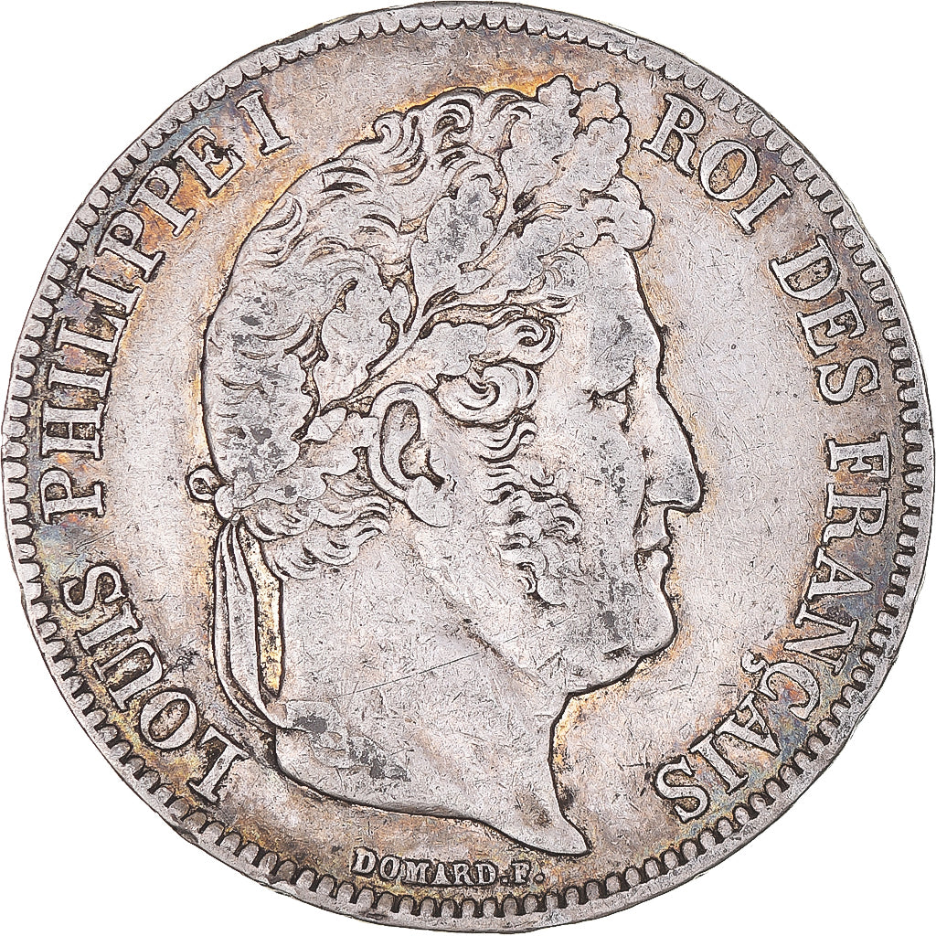 Coin, France, Louis-Philippe, 5 Francs, 1838, Lille, VF(30-35), Silver