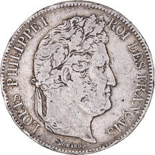 Münze, Frankreich, Louis-Philippe, 5 Francs, 1840, Lille, S, Silber, KM:749.13