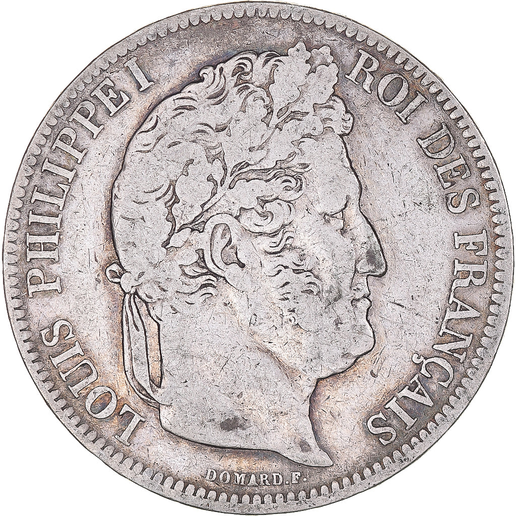 Monnaie, France, Louis-Philippe, 5 Francs, 1841, Lille, TB, Argent, Gadoury:678