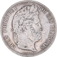 Monnaie, France, Louis-Philippe, 5 Francs, 1841, Lille, TB, Argent, Gadoury:678