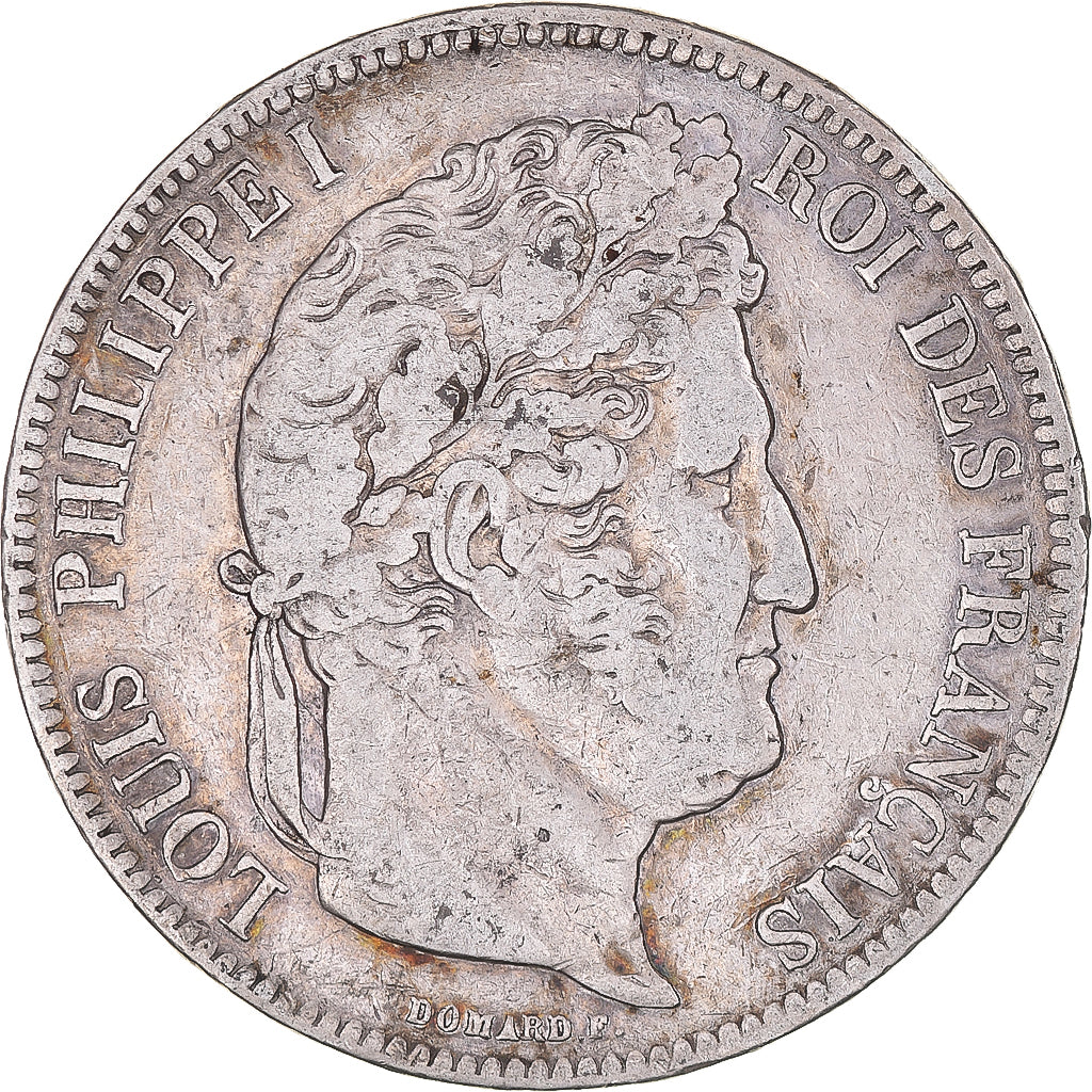 Coin, France, Louis-Philippe, 5 Francs, 1841, Lille, VF(30-35), Silver