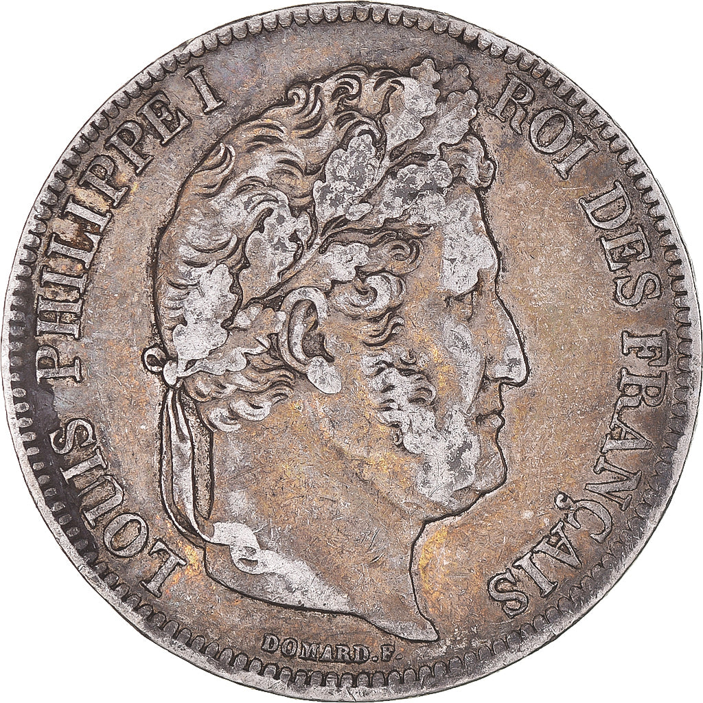 Coin, France, Louis-Philippe, 5 Francs, 1841, Lille, VF(30-35), Silver