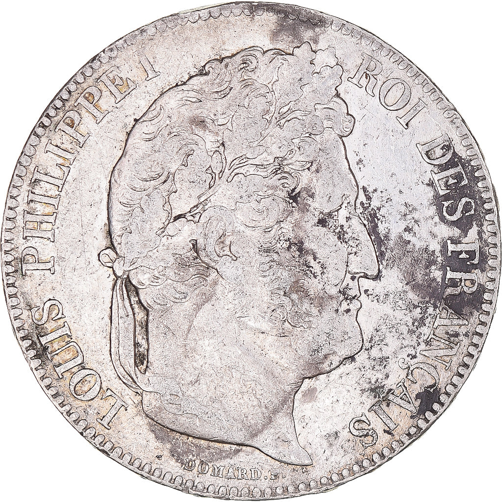 Monnaie, France, Louis-Philippe, 5 Francs, 1842, Lille, TB, Argent, Gadoury:678