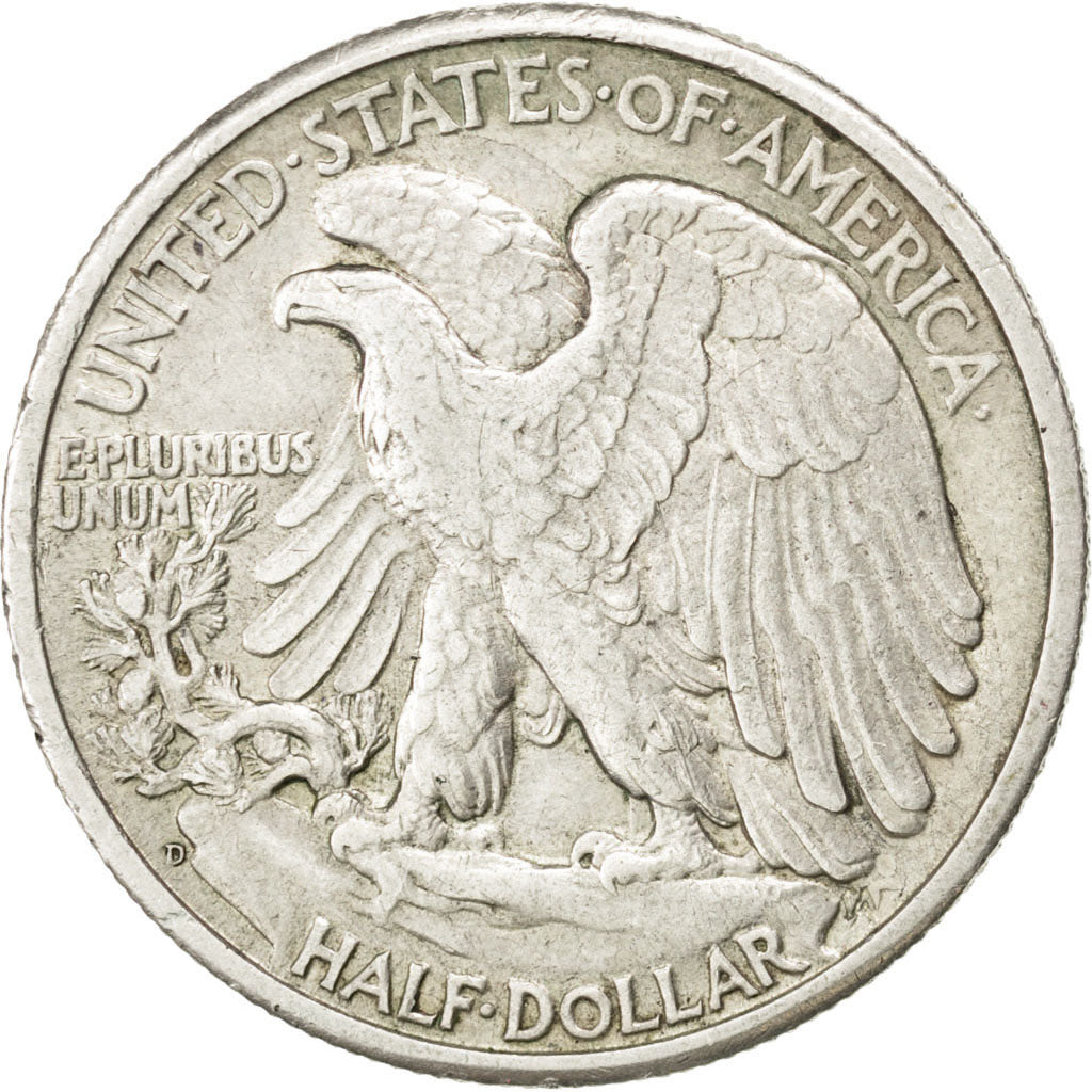 UNITED STATES, Walking Liberty Half Dollar, Half Dollar, 1944, U.S. Mint, KM...