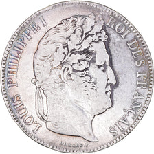 Münze, Frankreich, Louis-Philippe, 5 Francs, 1843, Lille, S, Silber, KM:749.13