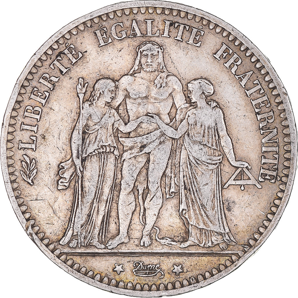 Monnaie, France, Hercule, 5 Francs, 1873, Paris, TB+, Argent, Gadoury:745a