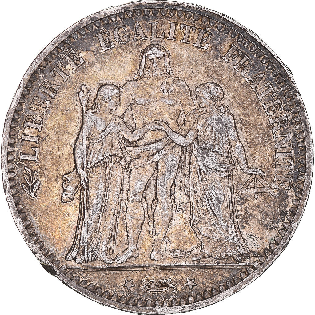 Coin, France, Hercule, 5 Francs, 1873, Paris, VF(30-35), Silver, KM:820.1