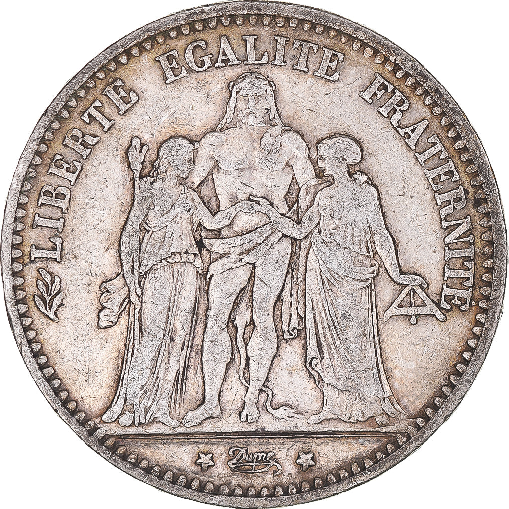 Monnaie, France, Hercule, 5 Francs, 1874, Paris, TB+, Argent, Gadoury:745a