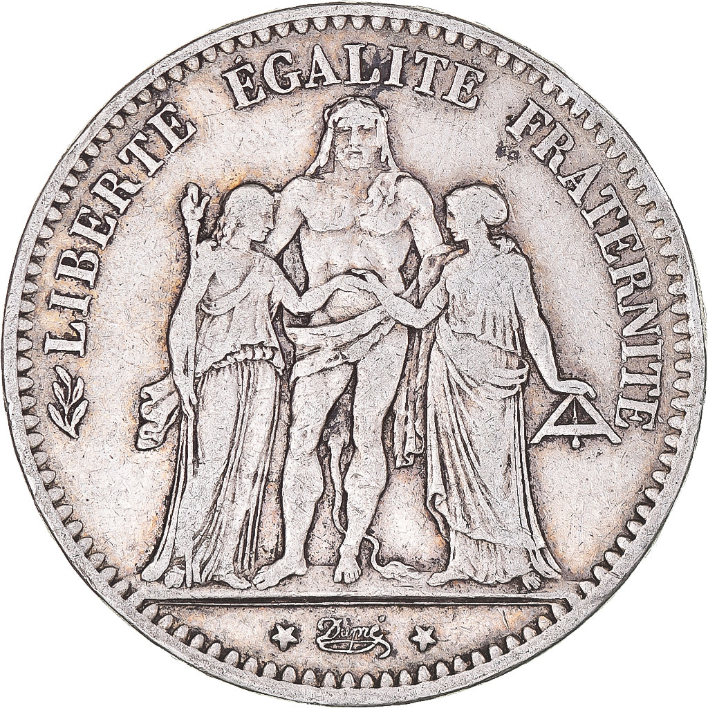 Monnaie, France, Hercule, 5 Francs, 1875, Paris, TB+, Argent, Gadoury:745a