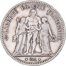 Monnaie, France, Hercule, 5 Francs, 1875, Paris, TB+, Argent, Gadoury:745a